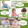 ALSOLIFE Thick Game Flash Cards-90 Opposites Cards- 6 Fun Educational Card Games- Adjective & Preposition- Go together- Matching Flashcards for Preschool Learning, ABA Therapy, Speech Therapy Material view 2