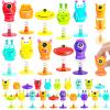 Cmaqpw 30 PCS Spring Launchers Toys,Big Eye Monster Jumping Popper Toy,Pop Up Bouncy Spring Toys for Kids,Pinata Toys,Goodie Bags,Easter Stuffers,Classroom Prizes Rewards view 1