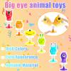 Cmaqpw 30 PCS Spring Launchers Toys,Big Eye Monster Jumping Popper Toy,Pop Up Bouncy Spring Toys for Kids,Pinata Toys,Goodie Bags,Easter Stuffers,Classroom Prizes Rewards view 3