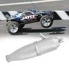 Aluminum Side Exhaust Pipe for RC 1/10 HSP Buggy Car, Made of Materials, Easy to Install, Rustproof, Exhaust Pipe for RC, Tuned Right Hand Muffler Pipe Spring view 2