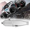 Aluminum Side Exhaust Pipe for RC 1/10 HSP Buggy Car, Made of Materials, Easy to Install, Rustproof, Exhaust Pipe for RC, Tuned Right Hand Muffler Pipe Spring view 3