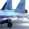 DAGIJIRD Simulation Alloy Aircraft Model 1:72 Alloy Russia Su-35 Super Flanker Fighter Plane Model view 2