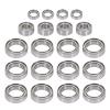 20Pcs Ball Bearing Set BE001 BE002 BE003 for JLB Racing Cheetah 11101 21101 J3 Speed 1/10 RC Car Spare Upgrade Parts view 1