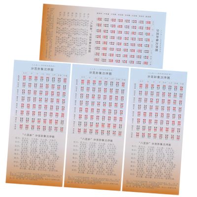 BCOATH 5pcs Book Practical Divination for Beginners and Experienced Readers Beautifully Illustrated for Readings