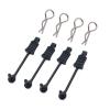 4Pcs Rubber Body Clip Retainer Shell Fixed Buckle Lock AR390178 for ARRMA 1/7 Limitless Mojave 1/8 Typhon Kraton RC Car view 1