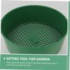 TOBBOMEY Garden Sifting Sieve Tool Lightweight Plastic Mesh for Soil Rocks and Compost for Home Gardening and Beach Play view 2