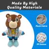 Adenzai Kanye Bear Plush - 10 Inch Cute Plush Bear Stuffed Animal Toy  Soft and Adorable Gift for Kids, Boys, Girls, Birthdays, Easter, and Graduation Cute Halloween Plush view 3