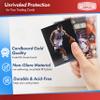 (4) Cardboard Gold - 80pt Top Loaders for Cards - Premium 3x4 Inch Trading Card Toploaders - Protect Your Sports Cards with These Crystal Clear Hard Plastic Sleeves Protectors - 25 Count Packs view 2