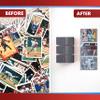 (4) Cardboard Gold - 80pt Top Loaders for Cards - Premium 3x4 Inch Trading Card Toploaders - Protect Your Sports Cards with These Crystal Clear Hard Plastic Sleeves Protectors - 25 Count Packs view 3