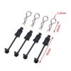 DUHWQ 4 Pieces Rubber Body Clip Retainer Shell Lock Compatible with 1/7 and 1/8 Scale Remote Control Cars AR390178 view 2
