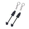 DUHWQ 4 Pieces Rubber Body Clip Retainer Shell Lock Compatible with 1/7 and 1/8 Scale Remote Control Cars AR390178 view 3