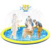 127 inch Extra Large Non-Slip Splash Pad Sprinkler for Kid and Dog, Kiddie Dog Pool, Toddler Outdoor Toys for Ages 3-12 Boys Girls, Summer Outdoor Water Kids Toys, Parent Games, Backyard, Lawn view 1