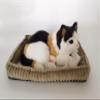 PawFection Pets Calico Cat, Realistic, Lifelike Stuffed Interactive Nodding Pet Toy, Companion Pet Puppy with 100% Handcrafted Synthetic Fur view 4