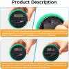 1.8l Transparent Piggy Bank Savings Coin Rack Real-Time Coin Counting with Led Screen Suitable for Adults and Children view 4