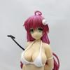 22.5cm to Love Tit Lala Balla Deviluke Pink Short Hair PVC Perspective Swimsuit Sex Girl Anime Adult Game Figure Toy Gift, Fresh view 3