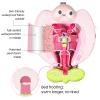 3 Swim Method Add Bed More Comfortable Mambobaby Float with Tail and Canopy Non-Inflatable Baby Swim Float Mambo Float Smart Swim Trainer Infant Swim Pool Float Swim Ring for 3-24months Girls Boys view 2