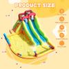Eachup Inflatable Water Slide Double Water Slide,14.5x12FT Water Slide Park for Racing Fun,Water Cannons,480W Blow Inflatable Water Park for Backyard Party Gifts view 2