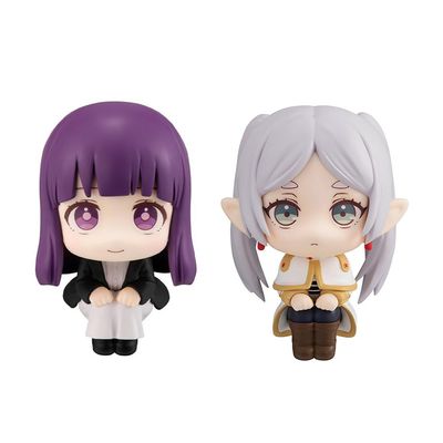 2pcs Frieren Figure Fern Action Figure Stark Look up Figure 11cm Sitting Position Anime Statue Models Desktop Decoration Collectibles Gift