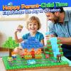 100PCS Magnetic Blocks - Build Mine Magnet World Road Set, Magnet Building Blocks Toddler Toys Creative Kids Games, STEM Sensory Toys for Kids 3+, 1'' Magnetic Cubes Classroom Must Haves Toy Gifts view 4