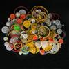 190PCS Belt Pulley Set 2MM Hole Plastic Belt Pulley with Rubber Band for DIY Model Toy RC Car Robot Airplane Accessories (190) view 2