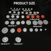 190PCS Belt Pulley Set 2MM Hole Plastic Belt Pulley with Rubber Band for DIY Model Toy RC Car Robot Airplane Accessories (190) view 3