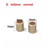 Flange Bushing Servo Bushing Bearing Suitable For Remote Boat Model 10 Pieces Transmission Spare(D 4x6mm normal) view 2