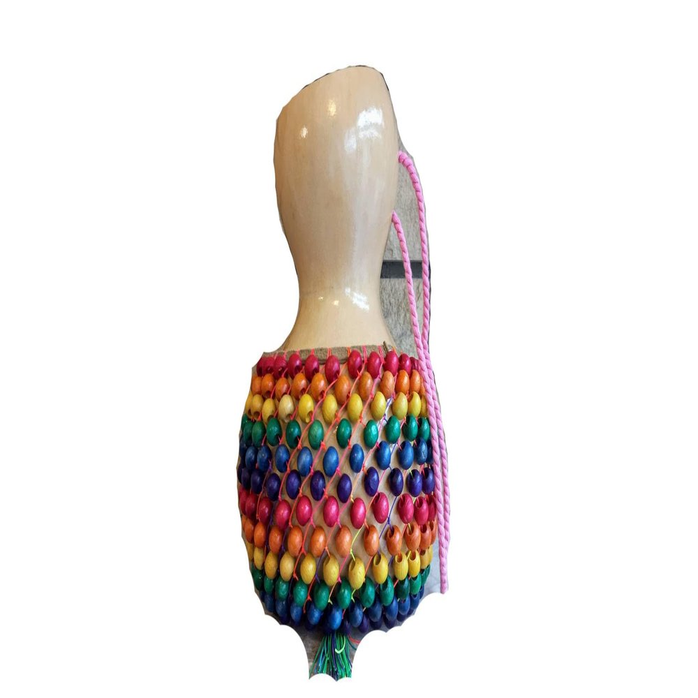 9 inches rainbow beaded Gourd shekere, Rhythym Music instrument, African druming gourd shaker, Musician Gifts, Valentines gifts