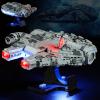 BOOZUU Upgrade Light Kit for 75375 Millennium Falcon - Lighting Compatible with Millennium Falcon 75375 Building Set for Adults (Lights Only, No Model Set) view 1