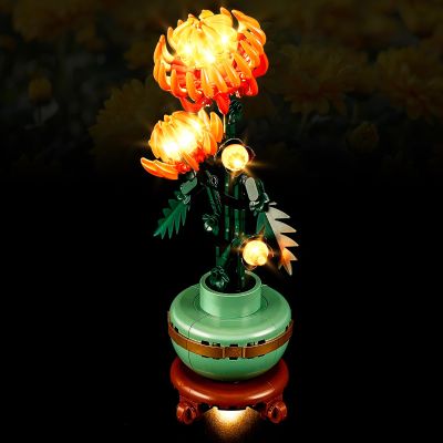 BOOZUU Light Kit for 10368 Chrysanthemum - Compatible with Chrysanthemum 10368 Building Set for Adults (Lights Only, No Model Set)
