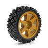 4pcs 70mm Rubber Tires Wheels Compatible with 1/10 RC Rally Racing Car Compatible with Various Models Upgrade Parts view 2