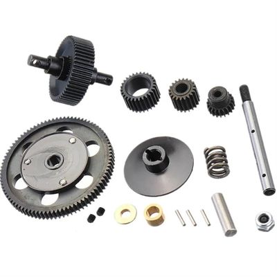 DUHWQ Spiral Steel Transmission Gear Set 87T 22T Compatible with 1/10 RC Car Compatible with SMT10 AX10 Accessories