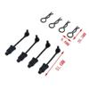 DUHWQ 8pcs Rubber Body Clip Retainer Buckle Lock Compatible with Use with 1/7 1/8 RC Cars AR390178 Compatible Parts view 4