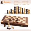 15 Magnetic Wooden Chess Set with Removable Chess Piece Case, KEEPRAE Folding Travel Chess Board Game for Adults & Kids, Tournament & Beginner view 4