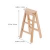 3pcs Herringbone Ladder Model Ladders Doll House Furniture Folding Doll Furniture Mini House Mini Dollhouse Miniature Miniature Beige Wood view 2