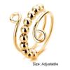 Bohemian Rainbow Beads Fidget Ring Adjustable Rings Drive Away Your Anxiety-01 view 2