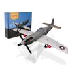 ArtorBricks P-51 Mustang Fighter Airplane Military Building Set with Display Stand - 258 Piece Model Kit for Adults, Collectors & Hobbyists view 1