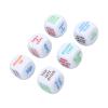 6 Piece Large Drinking Dice Set Drinking Game Dice Bar Turnt Drunk Frenzy Party Rolling Decider White view 3