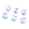 6 Piece Large Drinking Dice Set Drinking Game Dice Bar Turnt Drunk Frenzy Party Rolling Decider White view 4