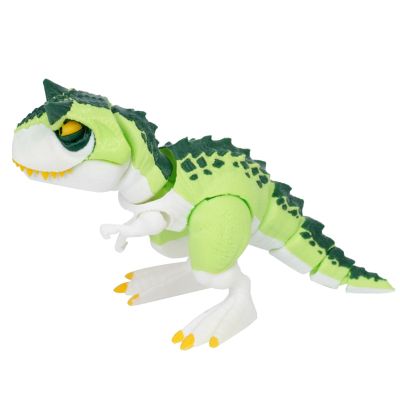 FXiaoy 3D Printed 7.16-inch Exquisite Tyrannosaurus Rex Toy Model, Fully Articulated 3D Printed Toy, 3D Printed Animals Toys. (Carnotaurus - Green)