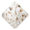 Kigai Watercolor Flower Baby Hooded Towel Ultra Soft and Absorbent Cotton Baby Bath Towel Unisex Hooded Baby Towel Baby Stuffs for Newborn Infants Toddlers, 30x30 inch view 1