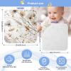 Kigai Watercolor Flower Baby Hooded Towel Ultra Soft and Absorbent Cotton Baby Bath Towel Unisex Hooded Baby Towel Baby Stuffs for Newborn Infants Toddlers, 30x30 inch view 4