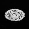 1/12 Dollhouse Miniature 5Pieces Lace Tablecloth Decoration Accessory White view 2
