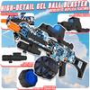 Electric Gel Ball Blaster, High Speed Automatic Splatter Ball Blaster with 60000+ and Goggles, JIFTOK Rechargeable Splatter Ball Toys for Outdoor Activities Shooting Game Party Favors-Blue G36 view 4