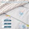 Jundetye Toddler Nap Mat with Pillow and Blanket for Girls Boys, Daycare Nap Mats for Kids Ages 3 4 5 6 7 Years, Preschool Slumber Bags for Sleeping, 55'' x 23'', Balloon Elephant (Grey) view 2