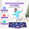 Happybuy Dance Mat, 6-Button Rhythm Step Play Mat, Electronic Pad with Wireless Bluetooth, LED Lights, 5 Game Modes, Adjustable Volume, Built-in Music, Toys Gifts for 3+ Year Old Girls view 2