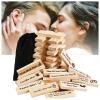 Crkeiyr Tumble Tower Couples Game for Adults,Adult Naughty GamesSuper Naughty Block Tower Game, Couples Date Night Ideas for Valentine Lover (48pcs) view 1