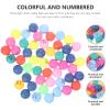 FOYTOKI Game Balls 1-50 Bingo Numbers Balls Reusable Plastic Seamless for Home Party view 2