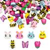 300 Pieces Easter Mini Erasers, Cute Bunny Spring Pencil Erasers Bulk for Gift Filler Rewards Prizes view 1