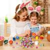300 Pieces Easter Mini Erasers, Cute Bunny Spring Pencil Erasers Bulk for Gift Filler Rewards Prizes view 3