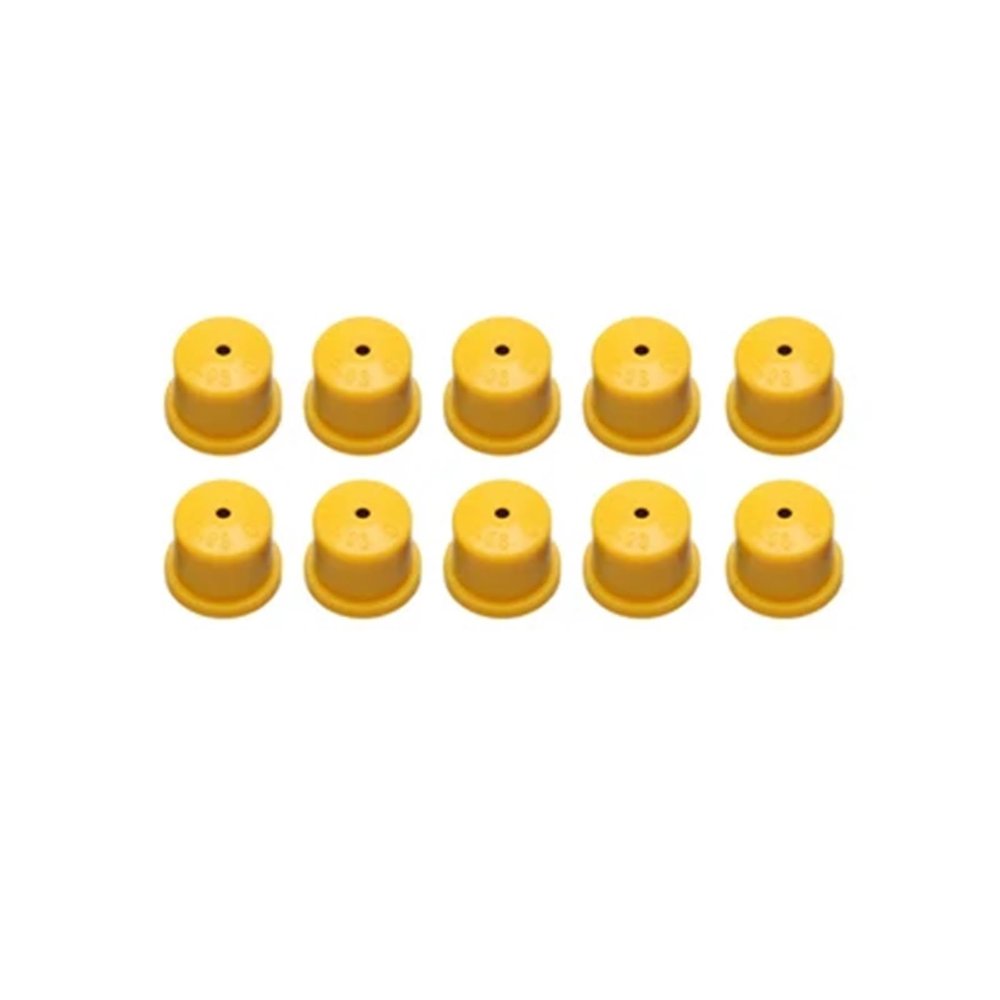 10 Pack 80 Degree Nozzle Round Sprayer for Remote Agricultural Drone(Yellow 80-08)